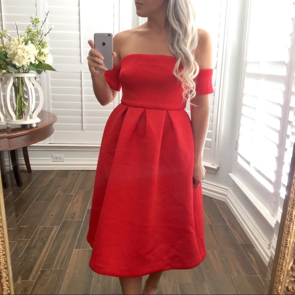 SHEIN Red Dress
